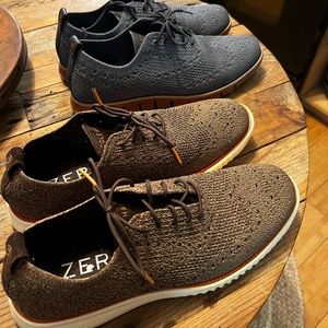 2 Mens Cole Haan knit zero grande size 10. Worn once and in great condition.